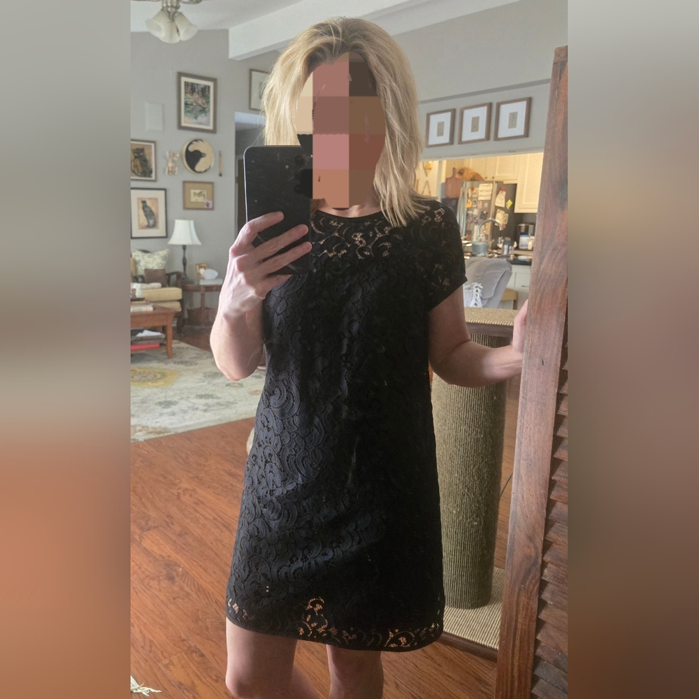 Elegant Black Lace Dress